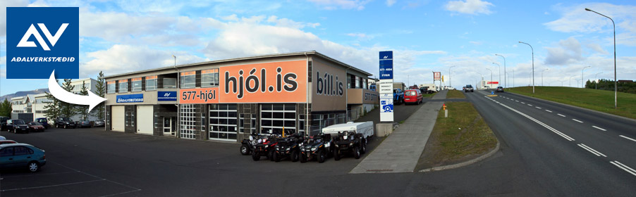 Húsnæði Aðalverkstæðisins á Malarhöfða 2 í Reykjavík